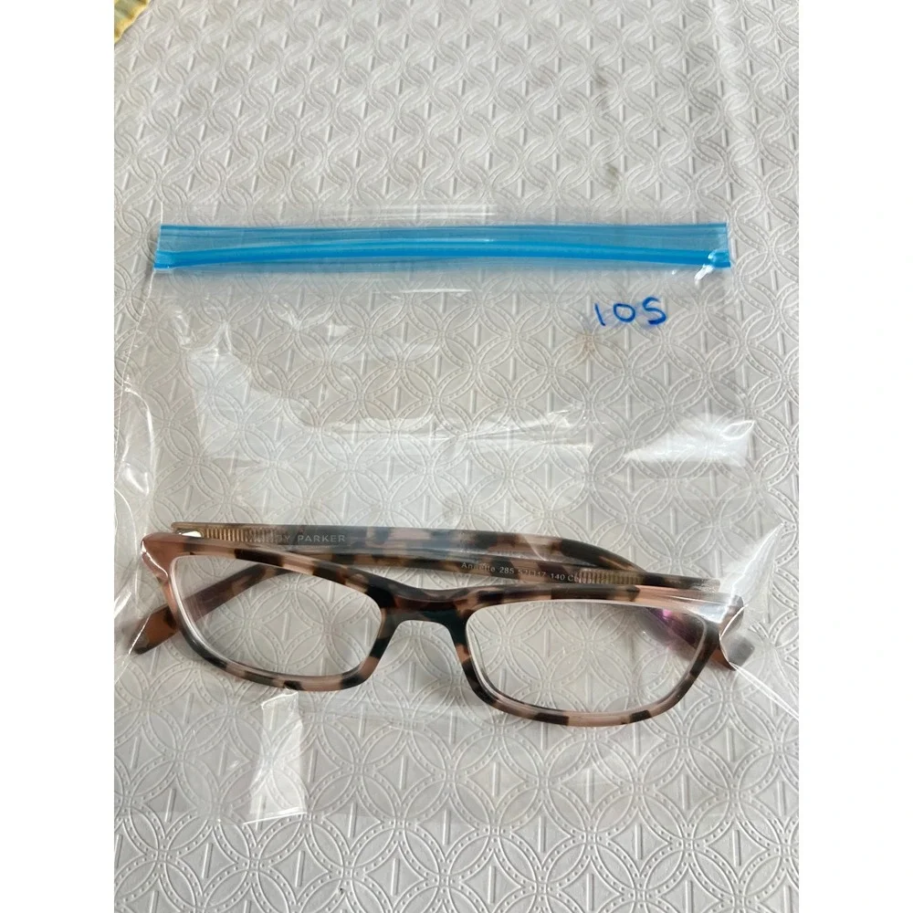 Warby Parker Annette 285 Eyeglasses Brown Tortoise Rectangular Frames 52-17-140
